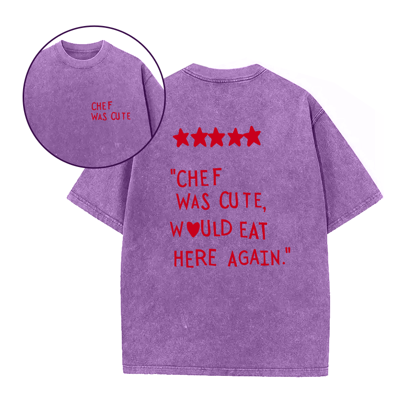 Chef was cute Unisex Tee