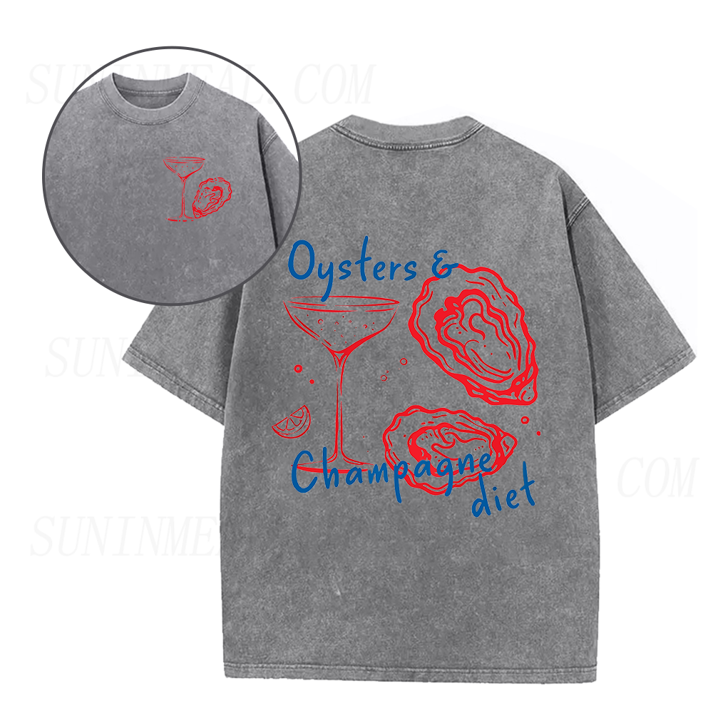 Oysters and Champagne Unisex Tee