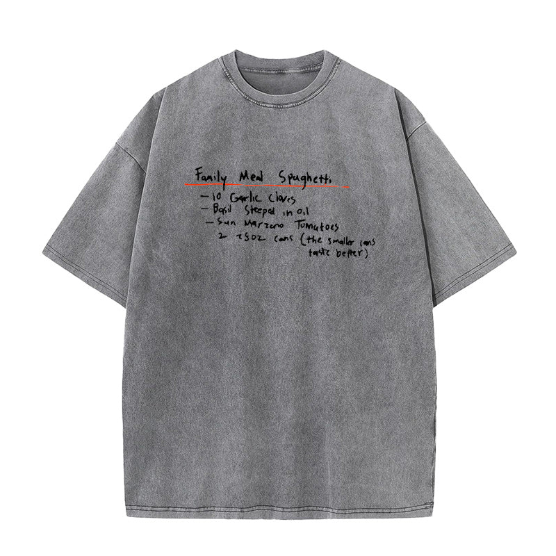 Family Meal Spaghetti Unisex Tee