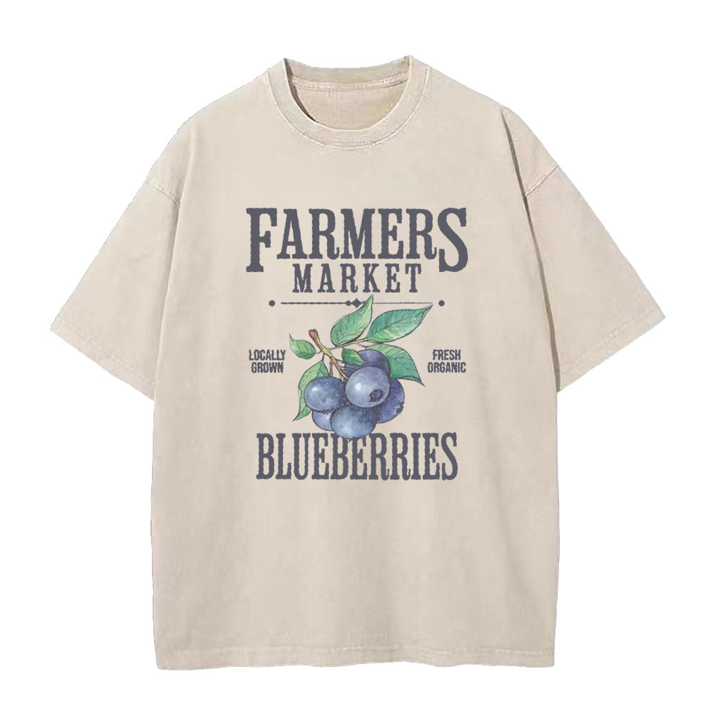 Farmers Market Blueberries Unisex Tee