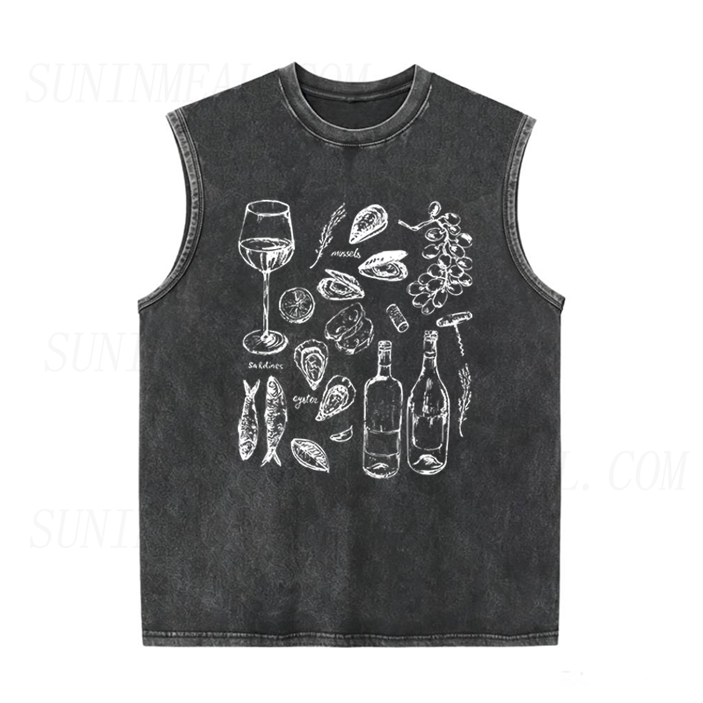 Ocean Wine Grapes Unisex Tank Top