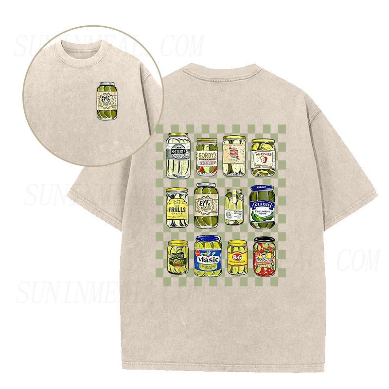 Vintage Pickle Jars Unisex Tee