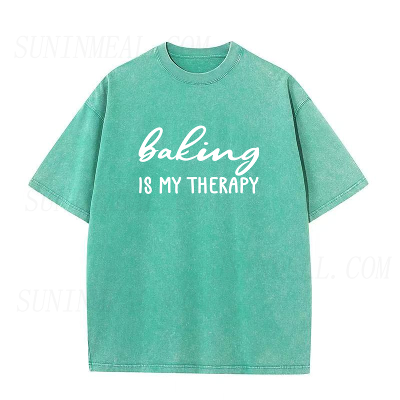 baking is my therapy Unisex Tee
