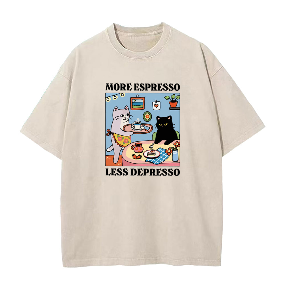 More Espresso Less Depresso Unisex Tee
