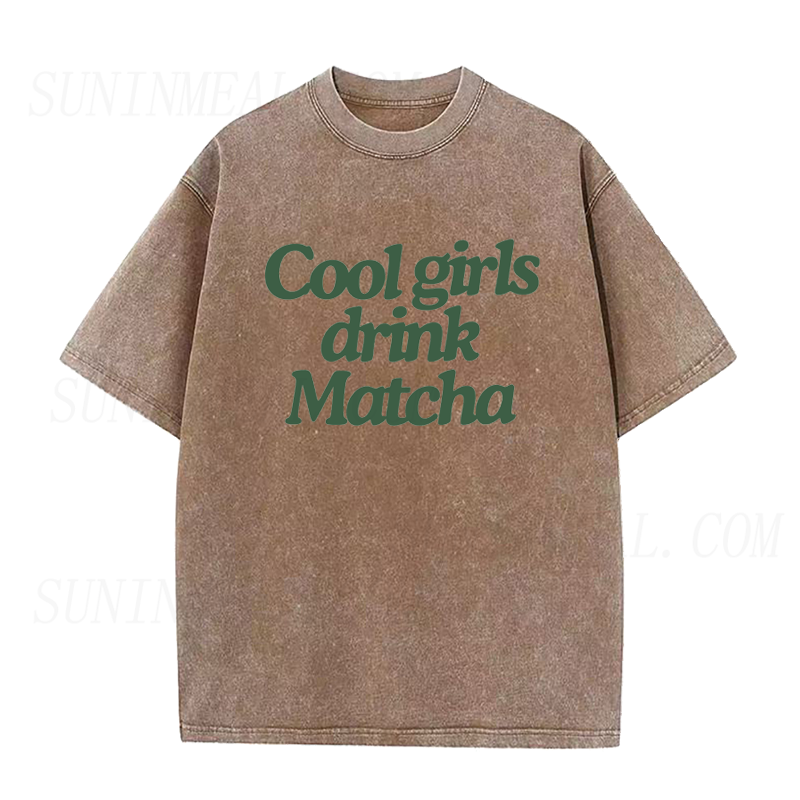 Cool Girls Drink Matcha Unisex Tee