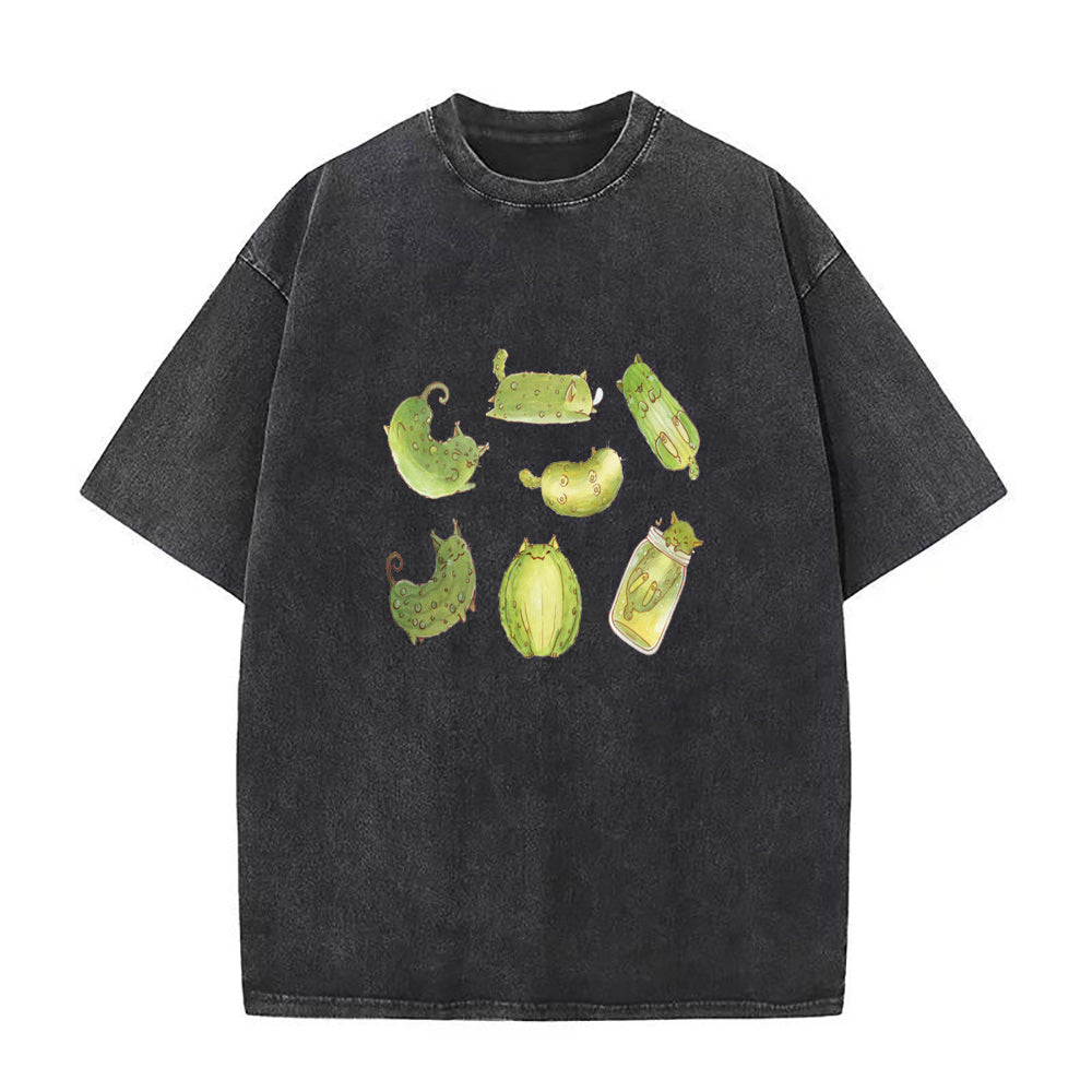 Pickle Cat Unisex Tee