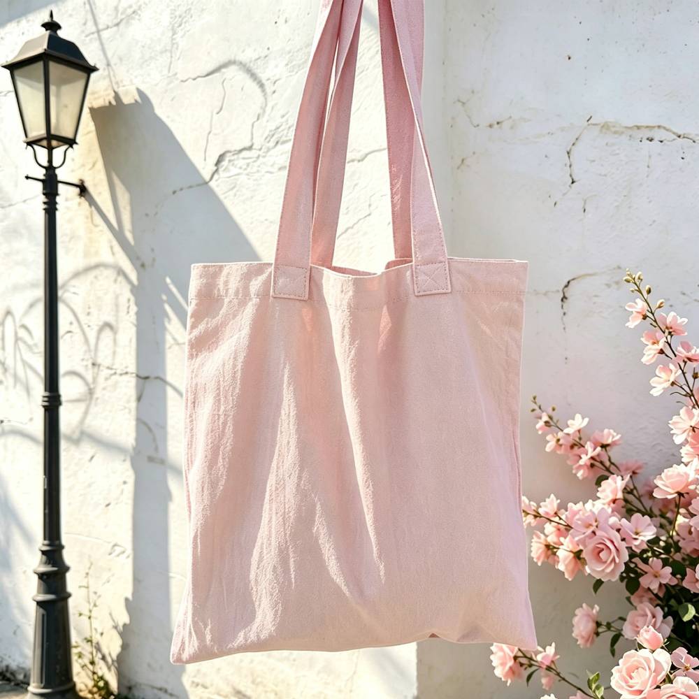 Summer-colored Canvas Tote Bag