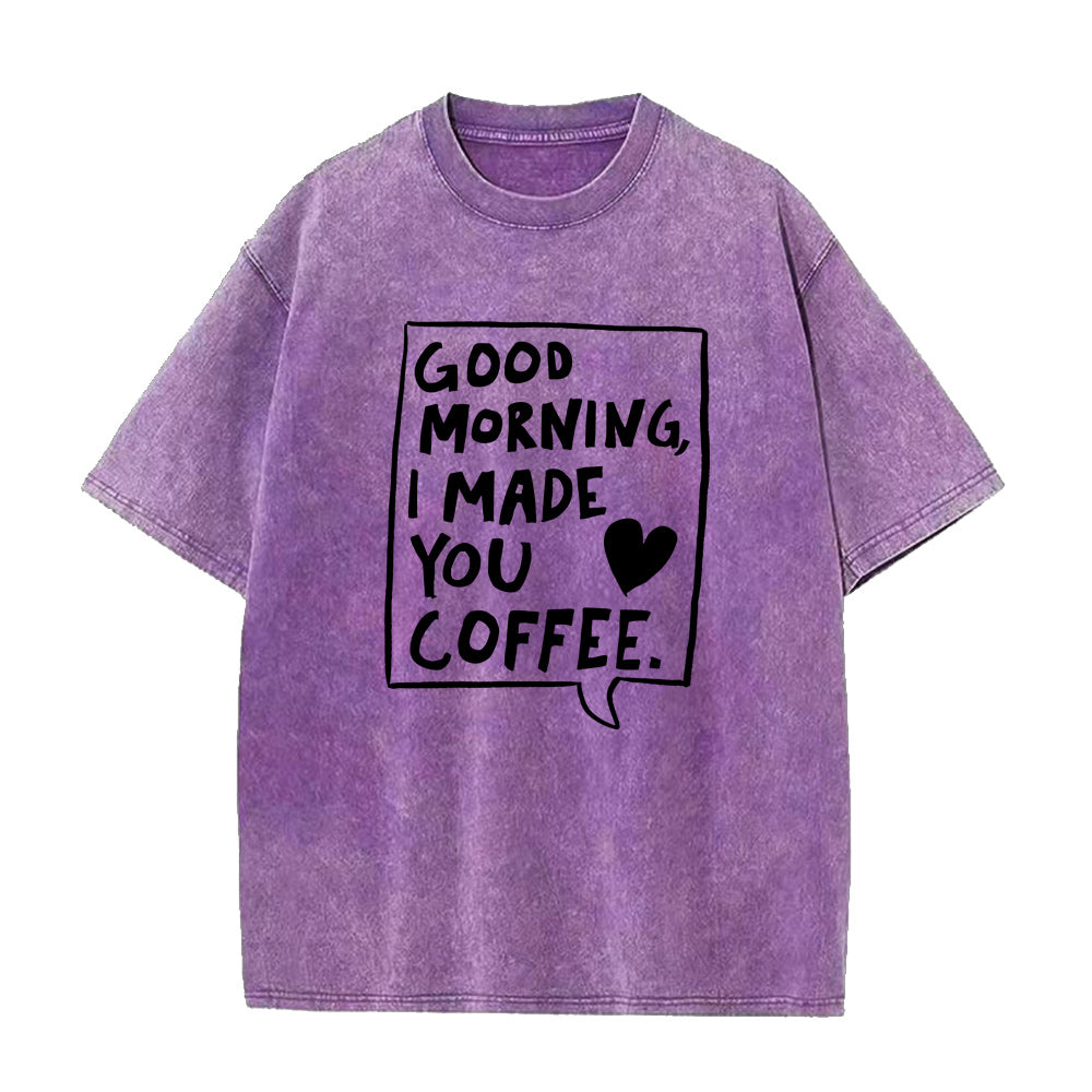 コーヒーを淹れてあげたよ ユニセックスTシャツ