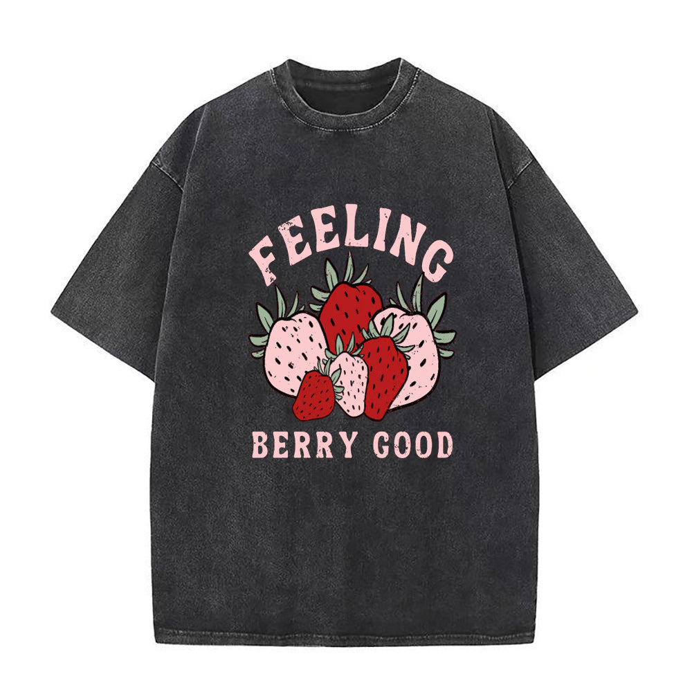 フィーリングベリーグッド ストロベリー ユニセックスTシャツ