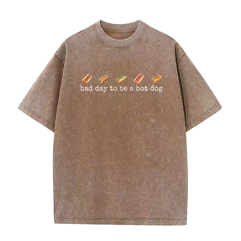Bad Day to Be a Hotdog Unisex Tee
