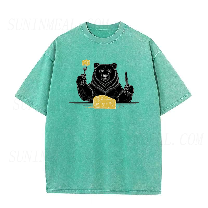 Bear Eating Cheese Tee