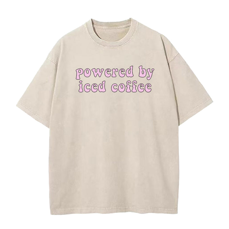 Powered by Iced Coffee Unisex Tee