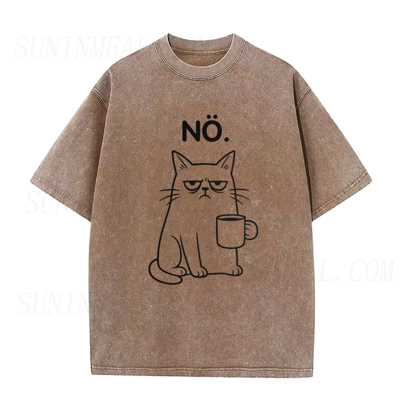 I Said NO Cat Coffee Lover Tee