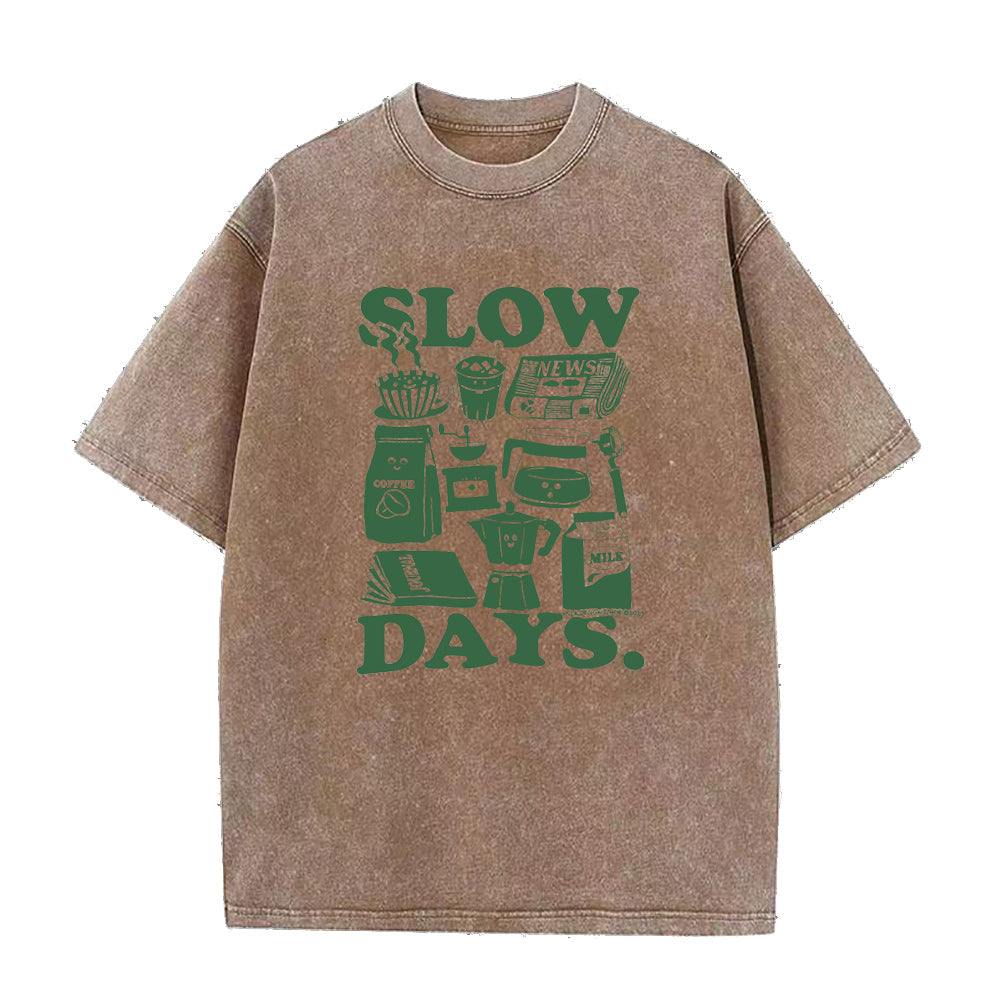 コーヒースローデイズ ユニセックスTシャツ