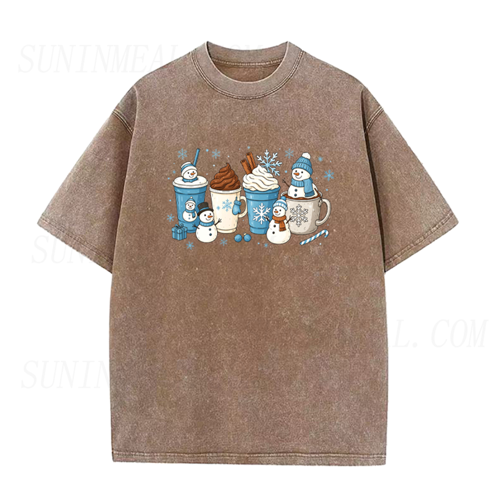 Snowman Coffee Unisex Tee