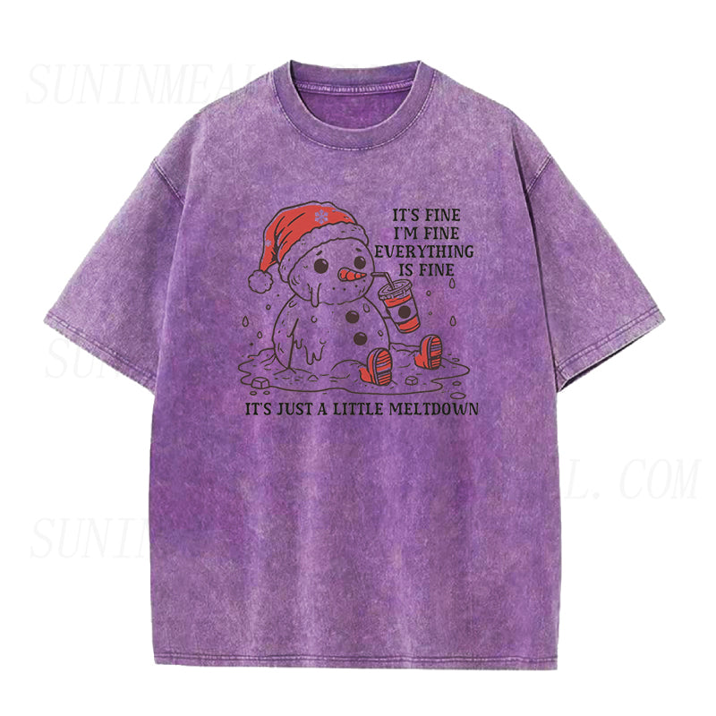 It´s Fine Snowman Unisex Tee