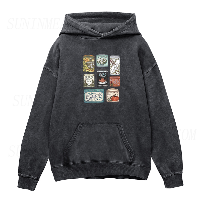 Vintage Tea Tins Unisex Hoodie