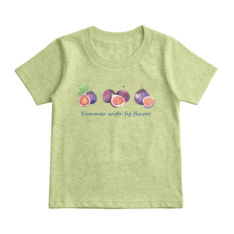 Summer with fig flavor Kids T-Shirt