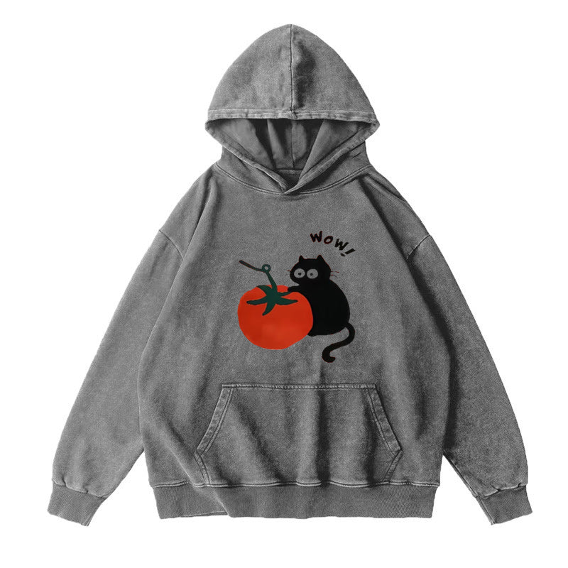 wow tomato cat  Unisex Hoodie