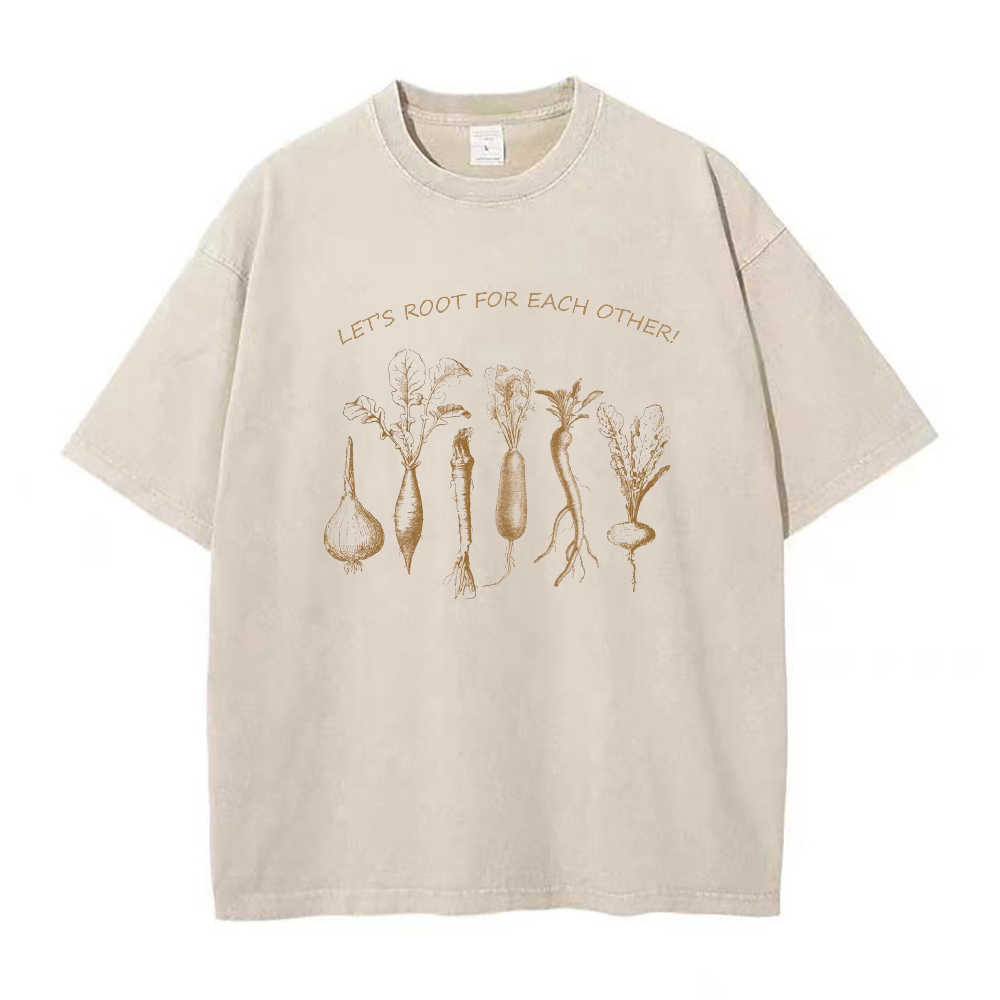 お互いを応援しよう。ユニセックスTシャツ
