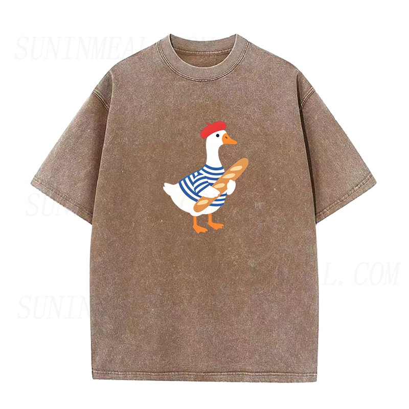 Baguette French Duck Unisex Tee
