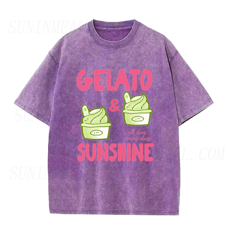 Gelato & Sunshine All Day Every Day Unisex Tee