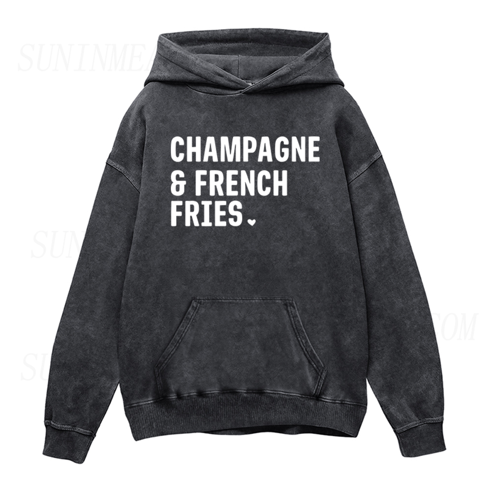 Champagne & French Fries Unisex Hoodie