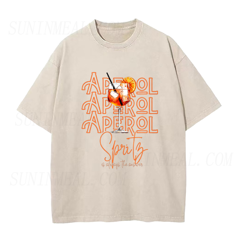 Aperol Spritz Cocktail Unisex Tee
