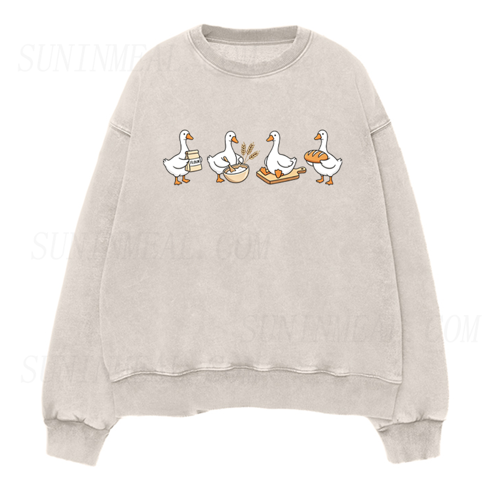 Funny Goose Sourdough Unisex Crewneck Sweatshirt