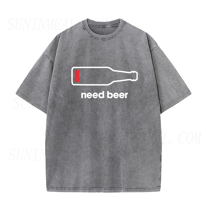 ニードビール ユニセックスTシャツ