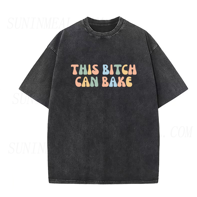 このビッチはベイクできる ユニセックスTシャツ