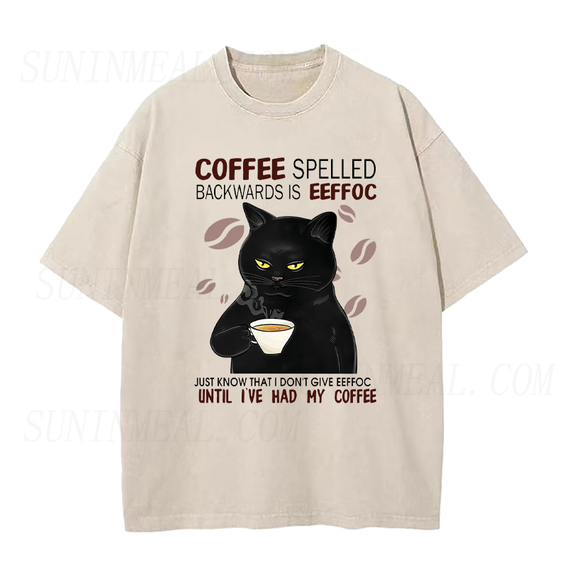 Coffee Cat Unisex Tee