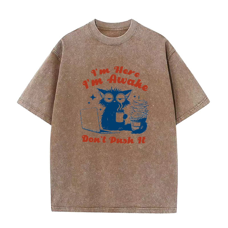 Funny Cat Coffee Unisex Tee