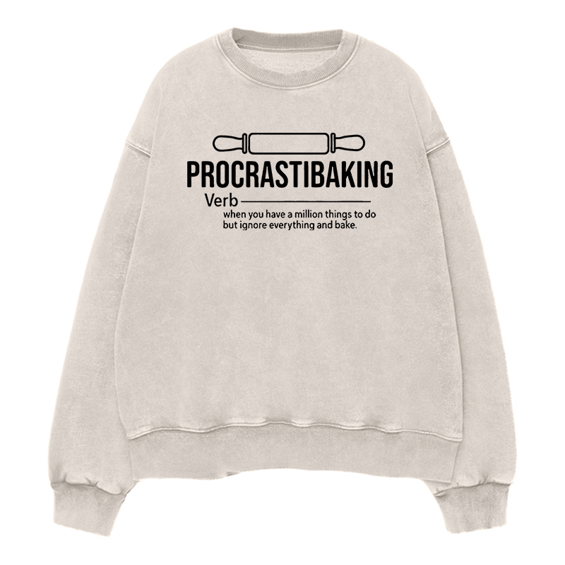 Procrastibaking Unisex Crewneck Sweatshirt