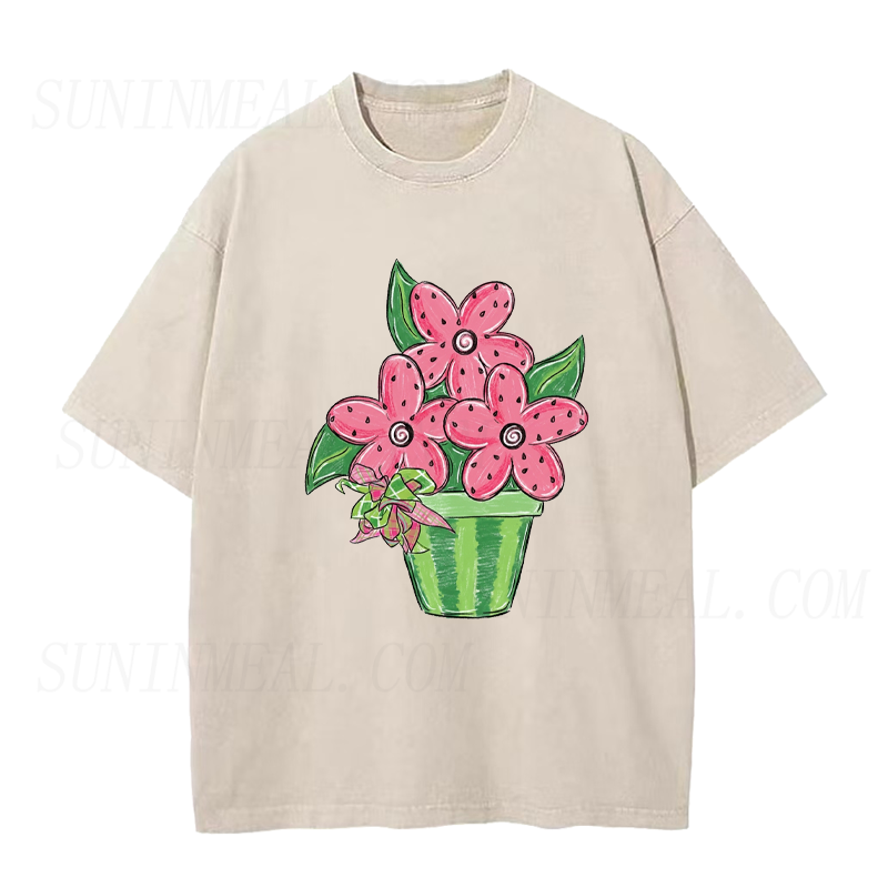 Watermelon Flower Unisex Tee