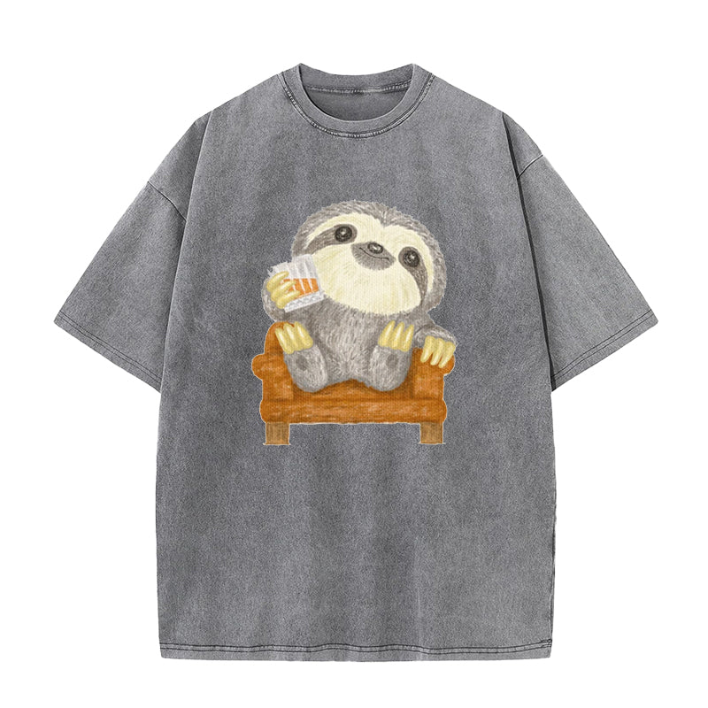 Sloths drinking Unisex Tee