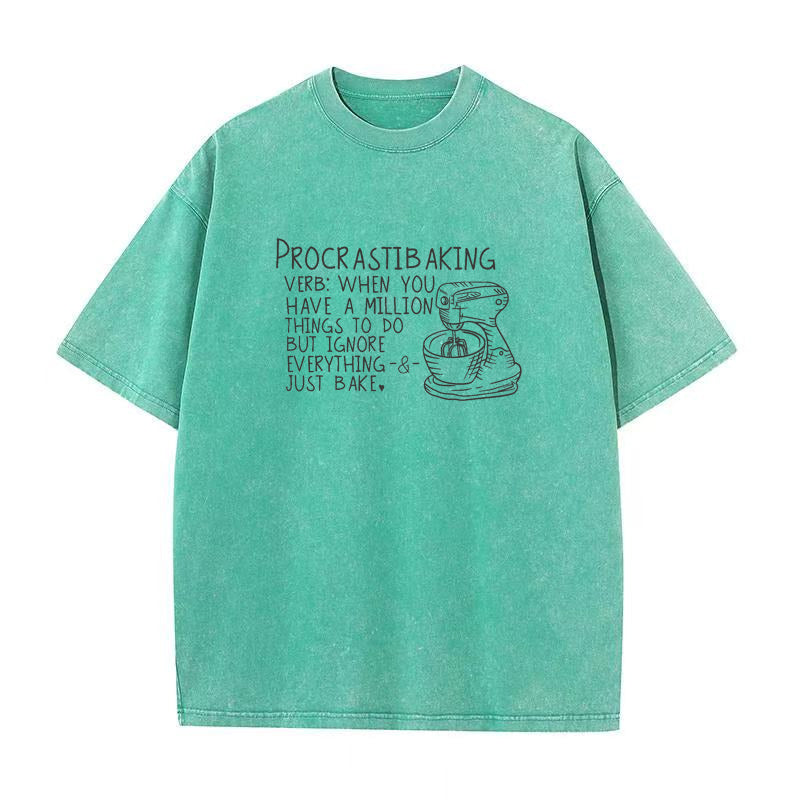 Procrastibaking Baking Unisex Tee