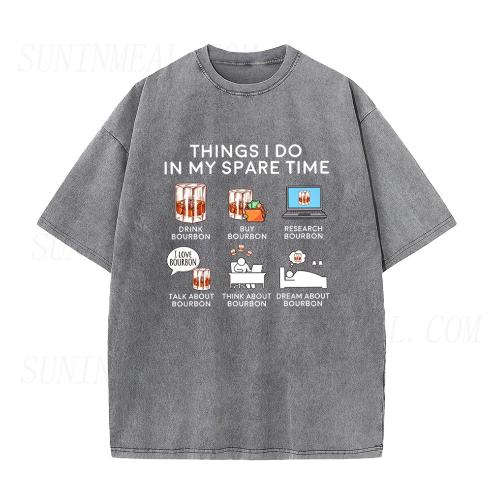 Things I Do In My Spare Time Whiskey Unisex Tee