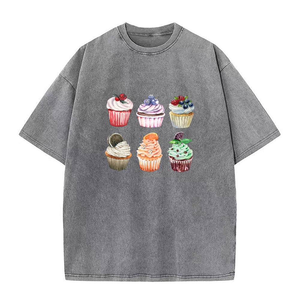 カップケーキ ユニセックス Tシャツ