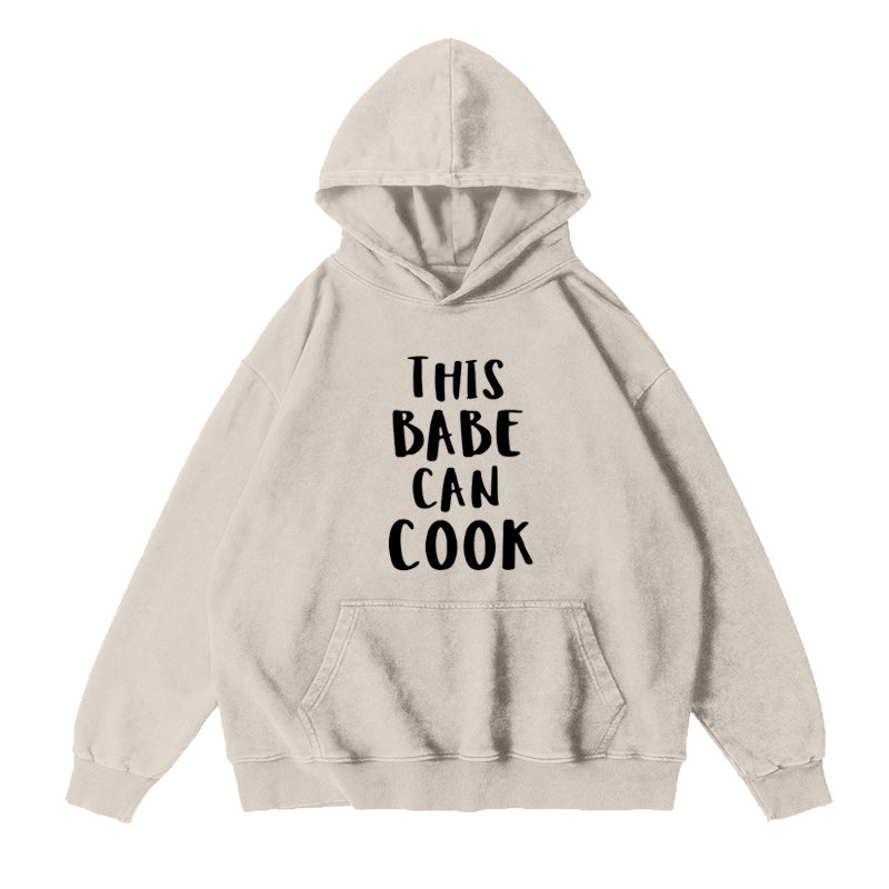 this babe can bake Unisex Hoodie
