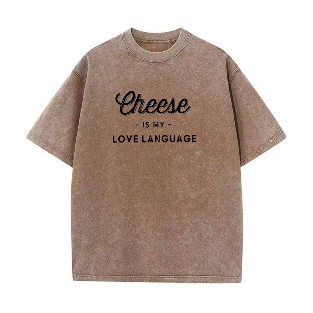 チーズ・イズ・マイ・ラブ・ランゲージ ユニセックスTシャツ