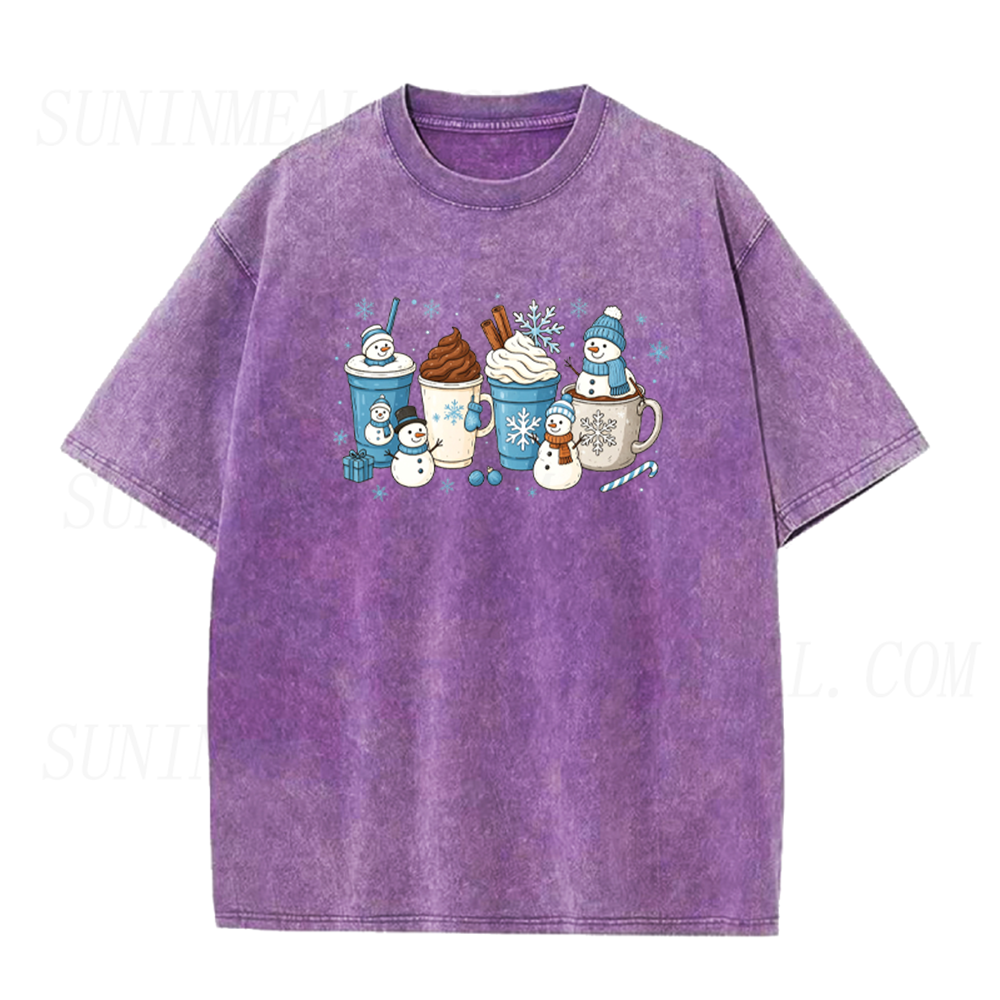 Snowman Coffee Unisex Tee