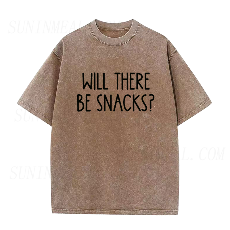 Will There Be Snacks Unisex Tee
