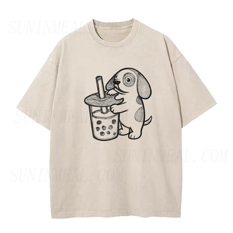 boba rabbit Unisex Tee
