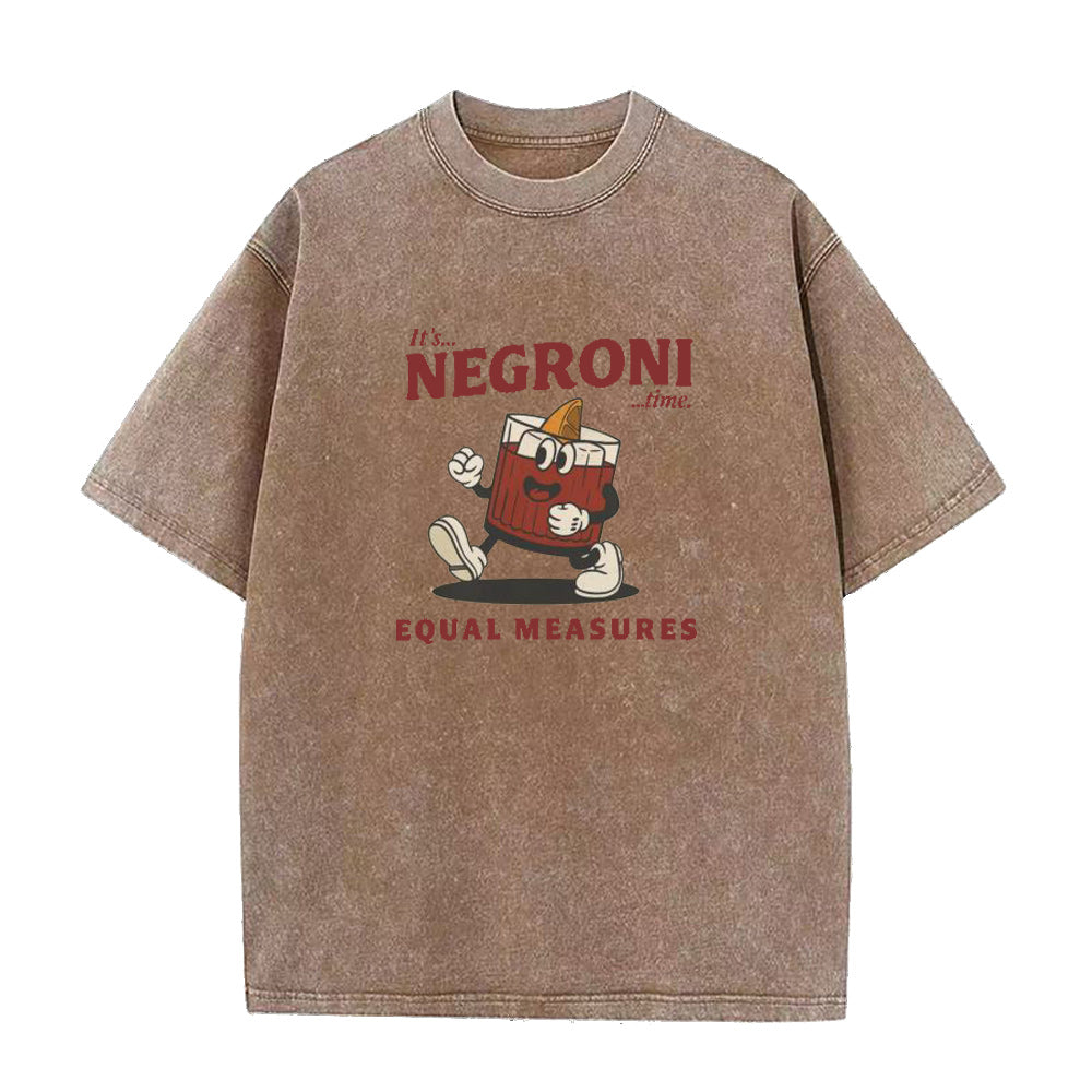 ネグローニ カクテル ユニセックス Tシャツ