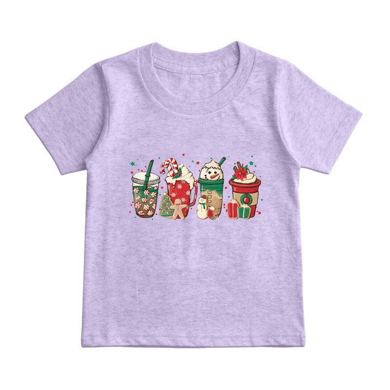 Christmas Coffee Kids T-Shirt