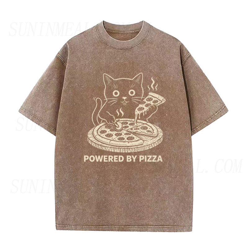 Powered By Pizza Unisex Tee