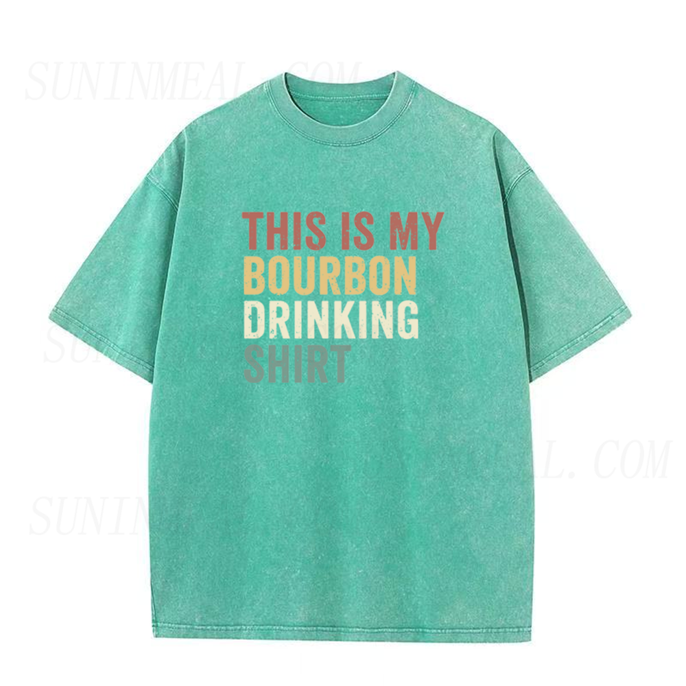 This Is My Bourbon Drinking Shirt Unisex Tee