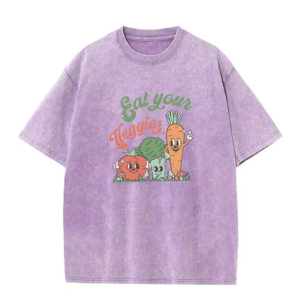 イート・ユア・ベジーズ ユニセックスTシャツ