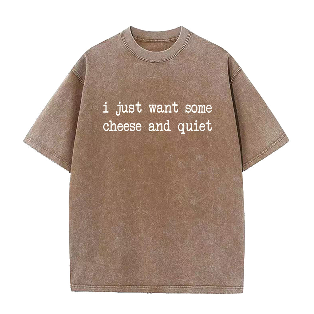 I just want some cheese and quiet Unisex Tee